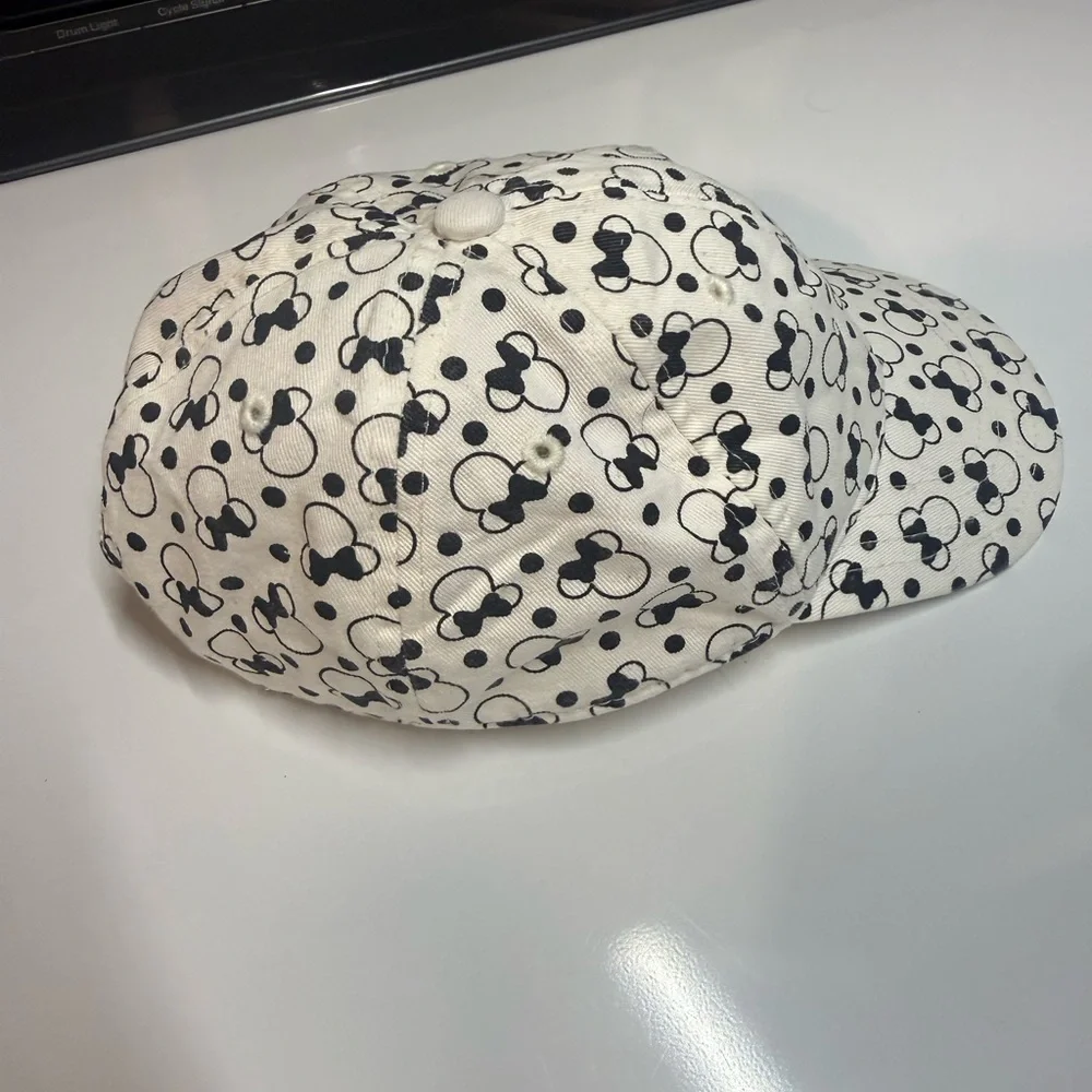 Disney Black and White Mickey Mouse Hat